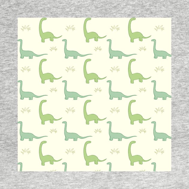 Assorted Illustrated Dinosaurs Pattern by bluerockproducts